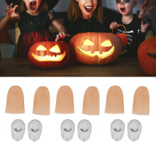 5 Pairs LED Finger Light Up Thumb PVC 3V 40mAh Battery for Performance
