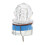 5Pcs Automatic Flashing LED Bass Lure Light Blue Diamond Shape 3