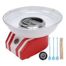 Vintage-Themed Cotton Candy Maker Compact Countertop Design Electric Cotton Candy Machine Simple Operation Great Gift For All Occasions