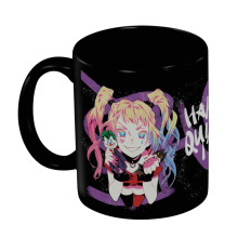 Batman Harley Quinn Pigtails Mug
