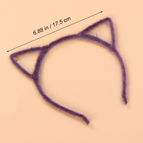 12Pz Cerchietti Colorati Con Orecchie Gatto Per Decorare 1
