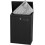 DWD Large Black Outdoor Wall Mounted Letter Box 1