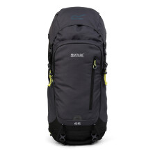 (One Size, Black/Seal Grey) Regatta Highton V2 65L Hiking Backpack