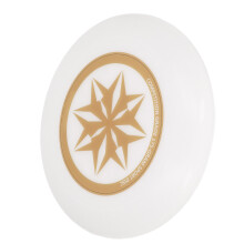 Portable Luminous Flying Disc for Adults, 27.5cm, Gold, Outdoor Sports