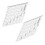 2Pz Righello Cucito Patchwork Trasparente Misurazione Precisa 6