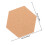 Conjunto De Painel Hexagonal Cortiça Com Revestimento Autoadesivo 2