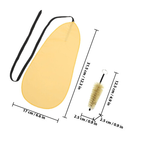 1Conjunto Kit Multifuncional De Para Flauta Com Pano E Escova 1