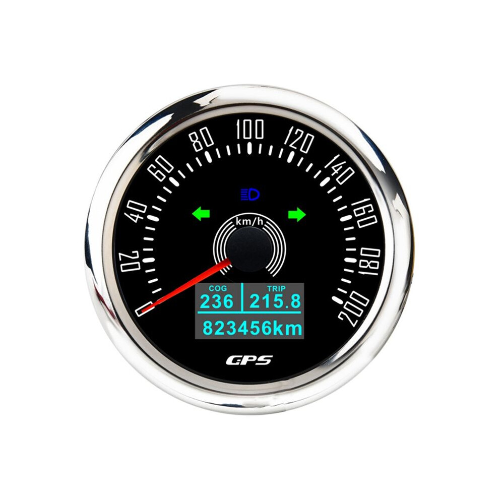 85Mm Gps Speedometer With Gps Antenna 7Colors Backlight Digital Led Odometer Gauge For 12V24v Car Boat Marine 0-200Kmh,A 6031527382960