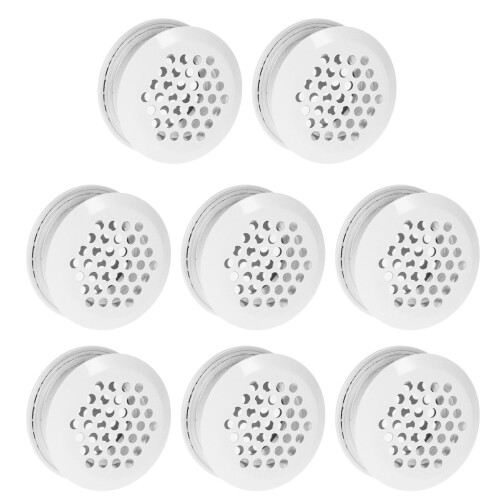 8 pezzi foro in acciaio inox per armadietti e cucina