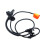 Front Left ABS Wheel Speed Sensor for   MDX 2003-2006   2005 V6 3.5L 57455-S3V-A11 Auto Accessories 1