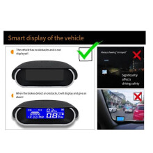 Parkeringssensorer 8 Väderbeständiga Bakre Framifrån Backsensorer Backsensorer Radarsystem LCD-Skärm A