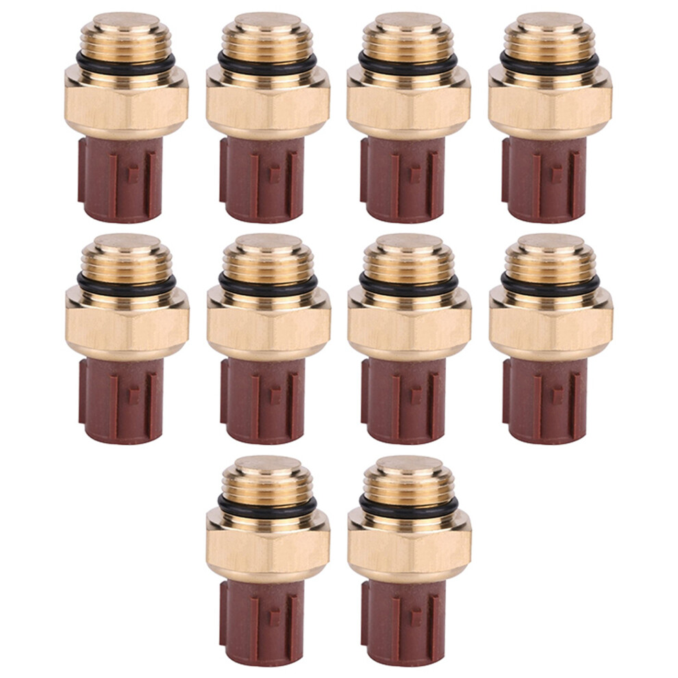 10X Radiator Coolant Fan Water Temperature Sensor Replacement Car Accessories For 37760-P00-003 6034175858658