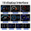 Universal OBD&GPS Dual System Instrument Speedometer   Display Multi-Function Gauge Water Temp HUD P6 4
