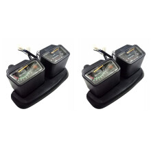 2X Motorrad-Instrumententafel, Tachometer, Drehzahlmesser für  Enduro DT125 DT125R, Tachometer DT 125 125R