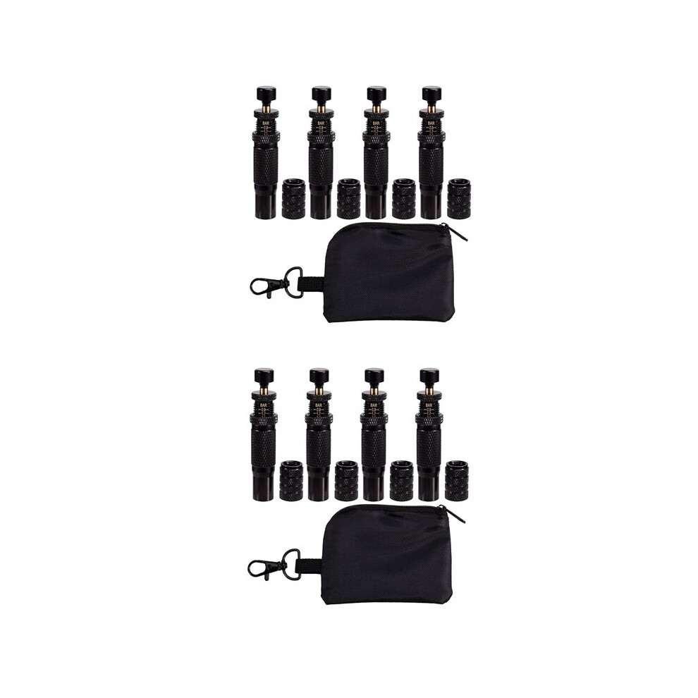 8X Automatic Tire Deflator,10-30 Psi/0.7-2 Bar Adjustable Tire Deflator Kit,Air Down Tire Deflators Offroad Accessories 6032215517794