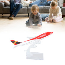 Alloy Model Airplane with Stand, 15x14.7cm Home Decor Toy