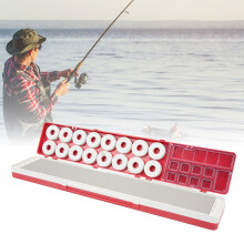 Fishing Floats Box 3 Layers 3-in-1 Storage Red, ABS EVA Foam