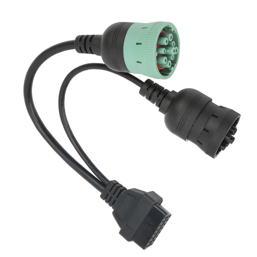 Obd2 Diagnostic Splitter: 16Pin Female To 6Pin J1708 & 9Pin J1939 Cable 7621372087395