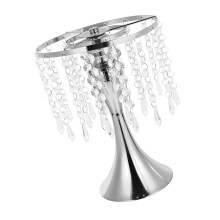Bruiloft Centerpieces Kristallen Bloemenstandaard-L Zilver