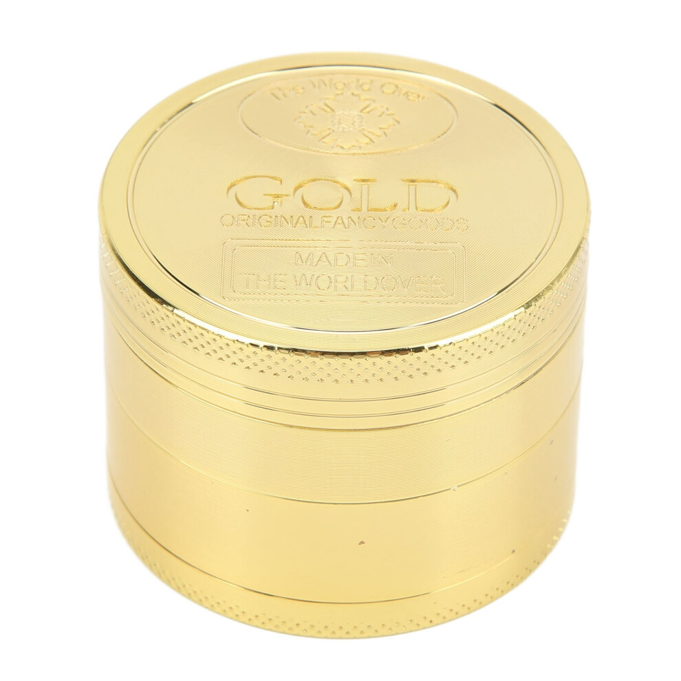 Gold Efficient 40Mm Spice Crusher With Diamond Shaped Teeth