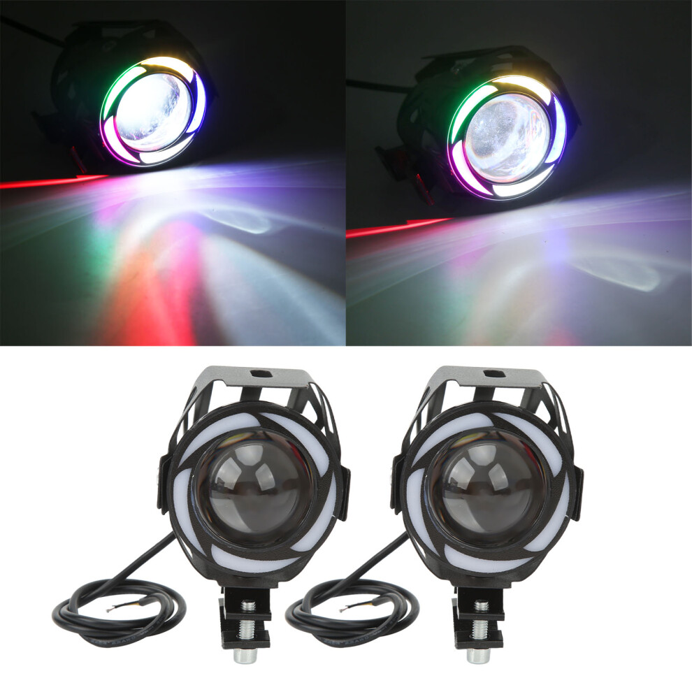 Universal Led Spot With Colorful Halo Ip68 For Car Truck Motorcycle Light 7901372088821