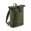 BagBase (One Size, Military Green) BagBase Unisex Recycled Roll-Top Backpack 1