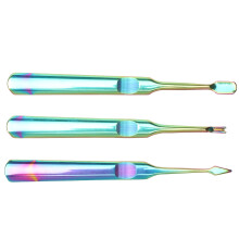 Non Slip Nail Cleaner Cuticle Remover Dual Ended Design Stainless Steel Scraper Nail Tool Multifunction For Manicure And Pedicure