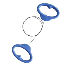 Pottery Clay Cutting Wire Tool with Comfortable Grip-Deep Blue