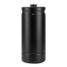 Fût de brassage isolé en acier inoxydable, avec-Noir 3,8L