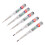 5-Piece Multi-Functional Electrical Tester Pen with LED Light, 24-250V 6