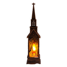 Lanterne de père noël remplie d'eau, décoration de noël en-7