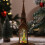 Décoration d'église éclairée de Noël en plastique réutilisable-4 2