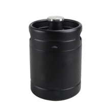 Distributeur d'alcool en acier inoxydable, Growler de-Noir 2L