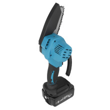 Portable 18V Cordless Mini Chainsaw with 130mm Guide Plate, Fast Speed