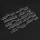 10PCS Transparent Acrylic Router Table Setup Bars for Woodworking 10