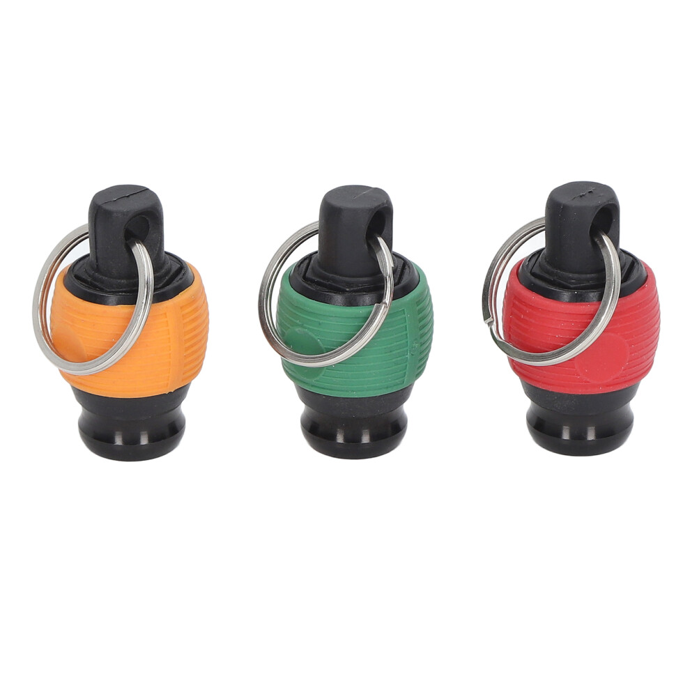 3Pcs 1/4In Aluminum Alloy Screwdriver Bit Holder Keychain Extension Bar 3611372091601