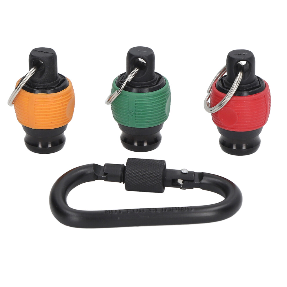 3Pcs 1/4In Aluminum Alloy Screwdriver Bit Holder Keychain Extension Bar 4901380955620