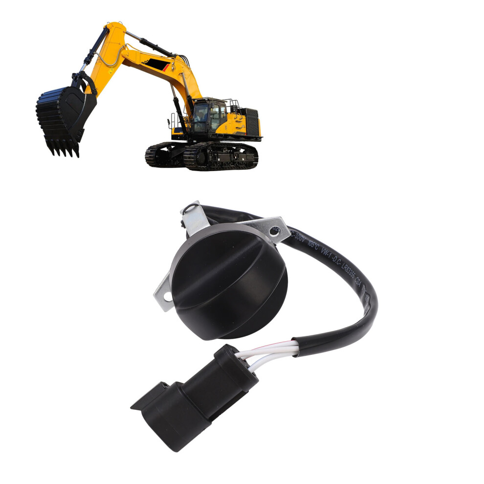 3 Pins Excavator Throttle Motor Knob Switch For Sany Excavator, Abs Alloy Steel 3161372093032