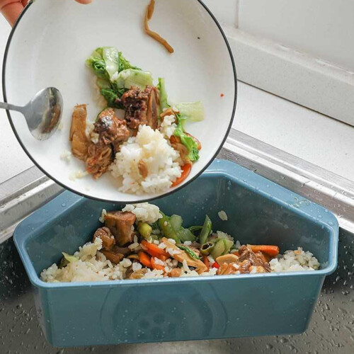 Drain Basket Filter, Versatile Use For Kitchen And Bathroom Sinks, Space Saving Triangle Shape Maximizes Efficiency In Limited Spaces 2