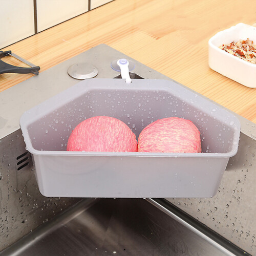 Drain Basket Filter, Versatile Use For Kitchen And Bathroom Sinks, Space Saving Triangle Shape Maximizes Efficiency In Limited Spaces 1