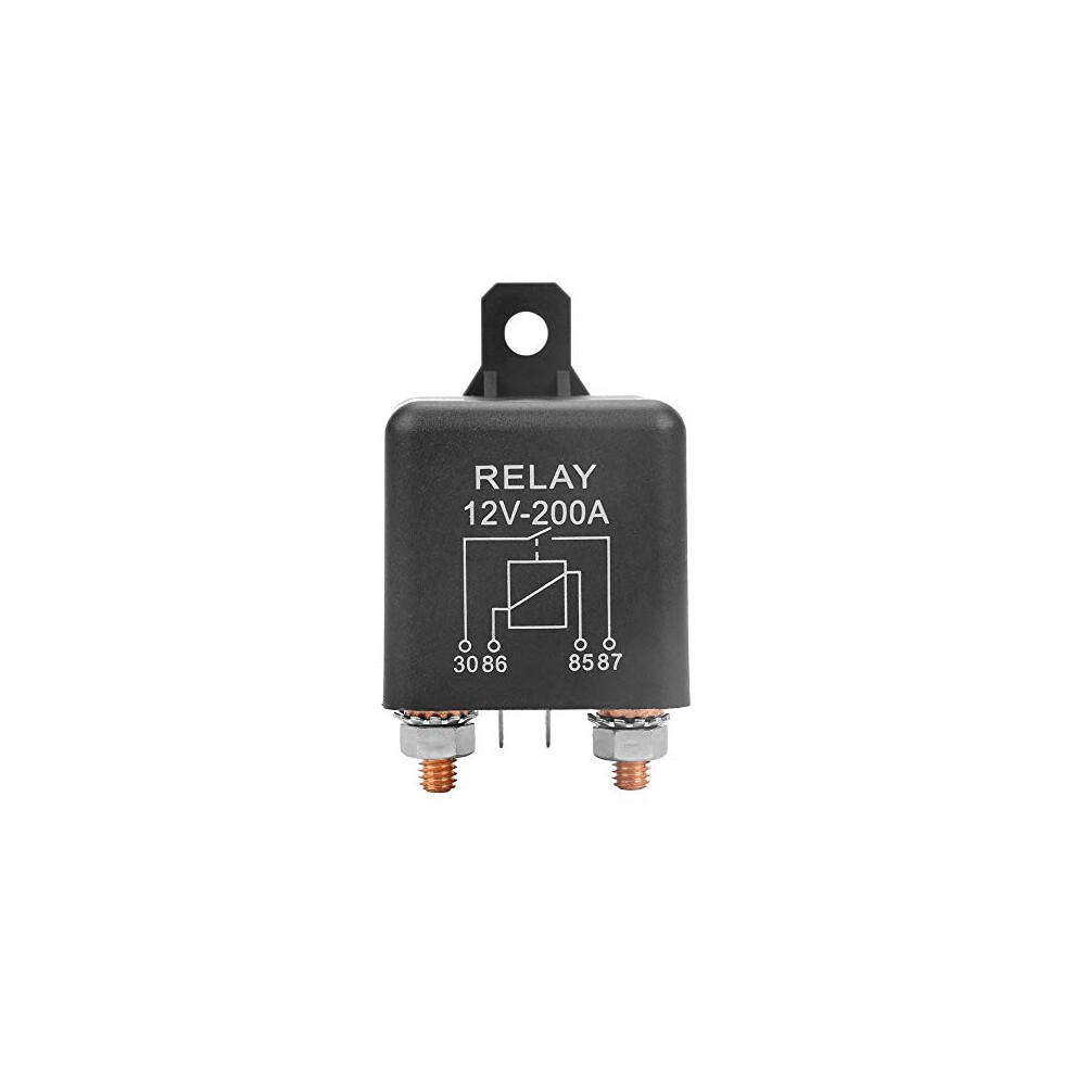 Heavy Duty Relay, Flame Retardant Nylon Plastic Encased Durable Auto Switches For Continuous Duty In Automotive Heavy Current 9175034053986