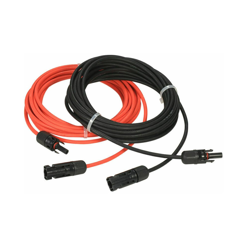 Flexible Solar Panel Wire, Corrosion Resistant Easy To Install Solar Panel Extension Cable With Female And Male Connectors, Moisture Resistant Uv 9173940423787