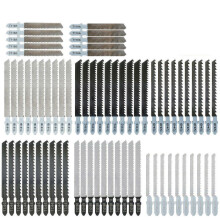 Wood Metal Plastic Cutting Blades for Precision Work, Assorted Jigsaw Blades with Wide Applications T Shank Jigsaw Blade Set Premium Material High