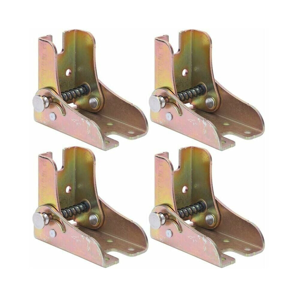 Self-Locking Folding Hinge, Folding Table Leg Bracket With Adjustable Height, 90 Degree Foldable Design For Sofa Bed And Table, Sturdy And Durability 9340959618118