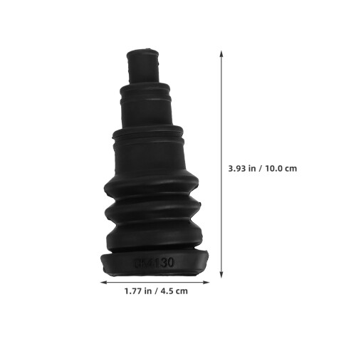Black Rubber Grommets Cable Cord Wire Protection Sleeve Fireproof 2