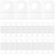 200pcs clear plastic hang tags with 12mm hole for jewelry crafts