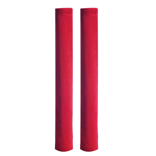 2 Stück weiche Polyester-Baumwolle Kühlschranktürgriff-Abdeckungen, Rot 1