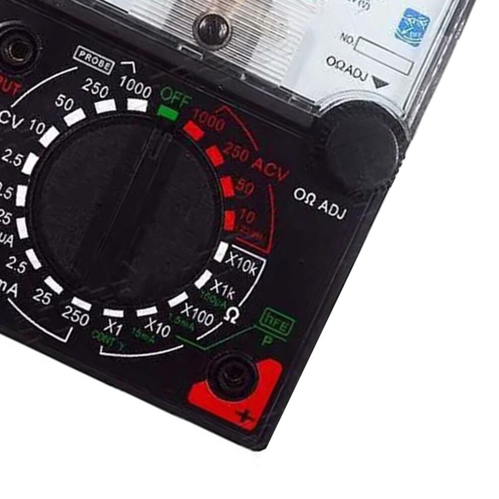 Pointer Multimeter Ammeter Volt-Ohmmeter With Buzzer, Plastic, Yxâ360TreâLâB 4911380957463