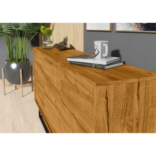 Sideboard 140cm Vista Loft - Dark Oak 2