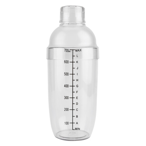 DURABLE Drink Shaker for Bartending, Cocktail Shaker Set with Removable Lid, Measuring Jigger Drink Mixed Hand Shaker Tools Featuring Clear Scale,